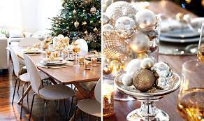 Christmas wedding decor inspiration | wedding forward. Christmas Table In Gold And Silver 22 Ideas Glamor Interior Design Ideas Ofdesign
