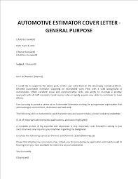 Apply these 10 tips to write a better cover letter. Estimator Cover Letter