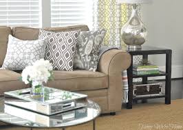 Fyi, the wall paint used here is sea salt sw 6204 by sherwin williams. Tan And Grey Living Room Google Search Tan Couch Living Room Tan Living Room Living Room Colors