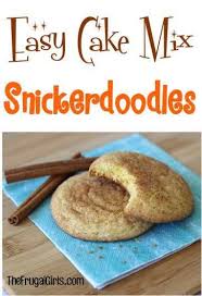 Snickerdoodle Cake Mix Cookie Recipe From Thefrugalgirls Com These Easy Cake Mix Snickerdoodle Cake Mix Cookie Recipes Snickerdoodle Cake Cake Mix Cookies