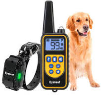 Collier de Dressage pour Chien avec Beep Vibra Choc collier dressage chien  étanche et Rechargeable Collier télécommande 800 Verges Collier Electrique  ...