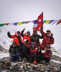 They two men were so exciting and enjoyed 15 min at the summit of this highest mountain in the world. All Nepali Team Makes History With First Successful Winter Ascent Of K2 Glacierhub