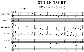 Do astro del ciel, pargol divin sol7 do mite agnello redentor. Musicamedia Partiture Per La Musica D Insieme Nella Scuola Titoli Natale