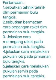 Check spelling or type a new query. Pjok Kelas 9 Permainan Bulu Tangkis Brainly Co Id