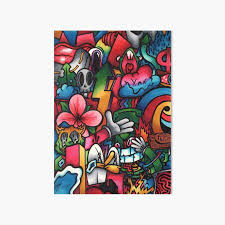 And to celebrate it he even announced an art challenge, to color his tiger doodle, an. Vexx Art Board Prints Redbubble