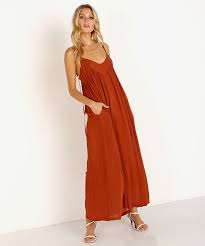 Indah Scarlet Palazzo Jumpsuit Mole