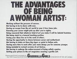 The Advantages Of Being A Woman Artist Guerrilla Girls 1988 Tate