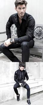 We may earn commission from the links on this page. Cool All Black Outfits For Men With Heels Recortadas24 Beautiful All Black Outfit For Men 57 20180827054148 17 Men Mens Outfits All Black Outfit Mens Fashion