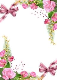 Pin By Perri On Cornici E Sfondi Flower Frame Pink Roses Rose Frame