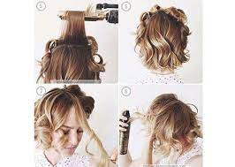 Curl Short Hair Curling Iron Tutorials How To Hacks How To Curl Short Hair Short Hair Tutorial Curling Iron Hairstyles