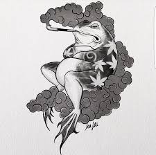 Black And White Frog Tattoo Designs Pin By Duncan On Japanese Tattoo Japanese Tattoo Japanese Tattoo Art Frog Tattoos