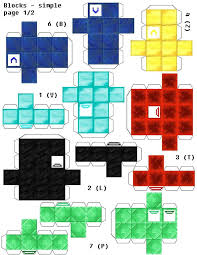 Zero to hero information on what the soma cube puzzles are. Cube Minecraft Papercraft Blocks Novocom Top