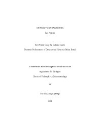 Baixem aqui os 3 sucessos 〽 nora não é escrava. Pdf New World Songs For Catholic Saints Domestic Performances Of Devotion And History In Bahia Brazil Michael Iyanaga Academia Edu