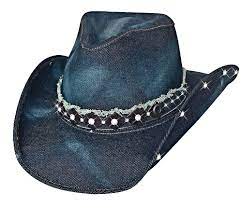 Bullhide By Monte Carlo 2792 Better Than Yesterday Denim Cowgirl Western Cowboy Hats Western Cowboy Hats Cowgirl Hats