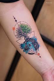 Minimalist sacred geometry tree of life tattoo. Incredible Tree Tattoo Ideas That Many Can Inspire From Glaminati
