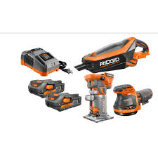 Black And Decker 4 Tool Combo Kit Price Ridgid R9216sbn Router Sander Wet Vac Combo Kit 149 Combo Kit Tools Battery Charger