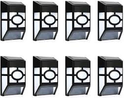 Maybe you would like to learn more about one of these? Derlights Solar Powered Wall Lights Outdoor Solar Deck Lights Waterproof For Fence Post Garden Yard Lawn Roof Landscape Lighting Decoration 8pcs Home Improvement Amazon Com