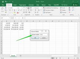 To change the width to a specific measurement, click a cell in the column that you want to resize. Changing Width Of Columns And Rows Computer Applications For Managers