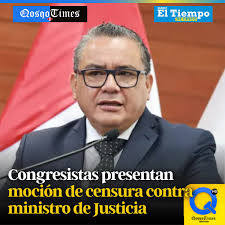 Se reunieron más de 33 firmas para presentar la moción de censura contra el  ministro de Justicia, Juan José Santiváñez. Sin embargo, aún no se presenta  oficialmente porque falta una rúbrica adicional