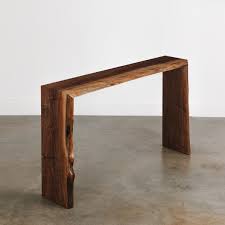Console tables or hall tables or sofa tables (depending on your perspective) by live edge design. Modern Live Edge Console Table For Entryway Elko Hardwoods Modern Live Edge Furniture Dining Coffee Tables Desks Benches