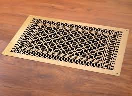 I wish i had floor vents just so i could do this, said a reader when she saw this clever trick: Metal Scroll Registers Vent Covers Air Return Floor Vents