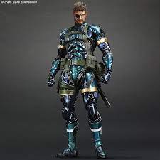 Play Arts Kai Mgsv Snake Metallic Metal Gear Metal Gear Solid Metal
