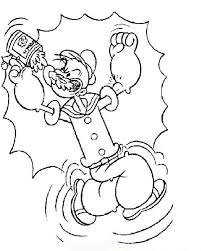 Actiunea povestii este similara cu cea a benzilelor desenate, numai ca. Planse De Colorat Popeye Marinarul De Colorat P16 Desene De Colorat Popeye Marinarul De Colorat P16