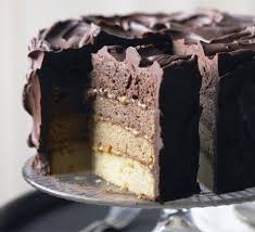 Chocolate And Caramel Layer Cake Desserts Bbc Good Food Recipes Cake
