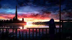 Silhouette Night 4k Wallpaper Anime Backgrounds Wallpapers Night Sky Wallpaper Hd Anime Wallpapers
