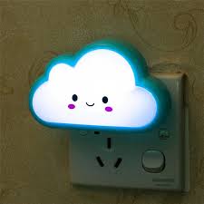Ucuz Bebek Besleme Aydinlatma Led Gece Isik Ac220v 3d Bulut Duvar Soket Yatak Odasi Icin Lamba Oturma Odasi Aksam Ligting Abd Plug Satin Ka Led Ampuller Lamba