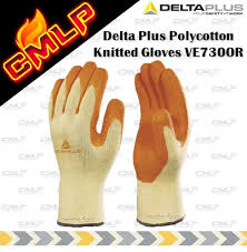 DELTAPLUS Polycotton Knitted Gloves [VE730OR] *ORIGINAL ...