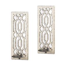 Hang this decorative piece in your front entranceway or hallway for a vintage look that will take you back to the pioneer da… Deco Mirror Candle Wall Sconce Set Of 2 17 25 Tall Overstock 32081201