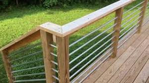 Can you use horizontal 2x6 balusters in place of vertical balusters as long you keep the 4 inch gap minimum? How To Build A Deck With Metal Conduit Railings Youtube