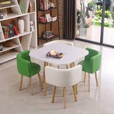 Pues estás de suerte, ¡aquí van! 2019 Modern Cheap Dining Room Furniture 4 Seater Dining Table Set 4 Chairs China Home Furniture Luxury Glass Top Steel Dining Tables 4 Chair Sets China Dining Table Set Dining Tables 4 Chair
