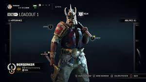 This is a guide about the for honor character; For Honor 108 Gear Heroic Gear Prestige 3 Berserker Build Youtube