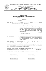 10 Contoh Berita Acara Cara Membuat Dan Pentingya