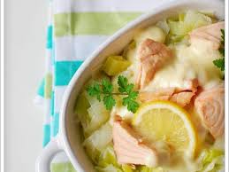 Blanquette De La Mer Saumon Poireau Sauce Vin Blanc Comte Recette Ptitchef Blanquette De La Mer Blanquette Blanquette De Poisson
