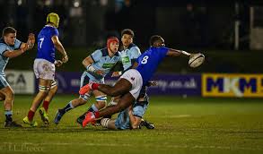 A red card for mohammed haouas in the first half helped scotland towards an emphatic victory over previously unbeaten france at murrayfield. Rugby Scotland V France U20 6 Nations The Edinburgh Reporter