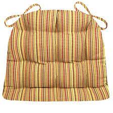 Atwood Plaid Patio Cushions Indoor Outdoor Dining Chair Pads Dining Chair Pads Outdoor Dining Chairs Patio Cushions