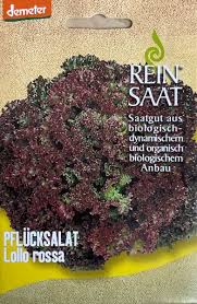 Zu den bekannten sorten zählen unter anderem der eichblattsalat, der lollo rosso, der batavia und auch der fingersalat. Salat Pflucksalat Lollo Rossa Meine Ernte Shop