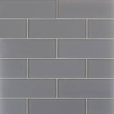 The 4 x 12 glass subway tile collection c04 morning coffee from bella glass tiles. Shop For Loft Ash Gray Frosted 4 X 12 Glass Tiles At Tilebar Com