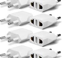 European Plug Adapter, Unidapt US to Europe Adapters, 8 Pack European Type  C Adaptors, 110V to 220V Wall Outlet, Travel Power Plugs for EU/Asia ...