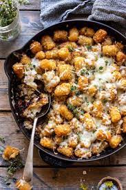 One Skillet French Onion Tater Tot Casserole Recipe Half Baked Harvest Recipes Harvest Recipes Recipes