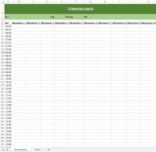 Excel vorlagen kostenlos web app download auf freeware.de. Terminplan Als Excel Vorlage Oder Pdf