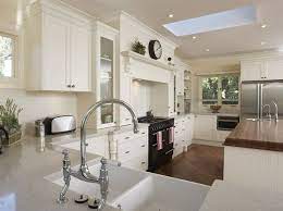 Kitchen islands and storage, sophisticated modern and french country kitchen furniture, kitchen rugs, kitchen accents. Mod French Country Done Right In White Country Kitchen Designs French Kitchen Design Kitchen Design Small