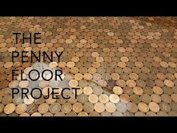 copper penny floor