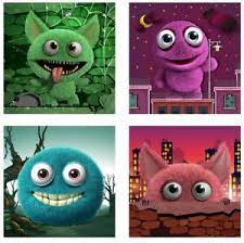 He is like a humanoid in medieval era. 4er Set Wandbilder Little Monsters Je 28 Cm X 28 Cm Bunte Monster Bilder Ebay