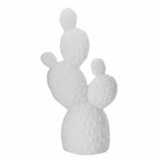 Objet Porcelaine Cactus Blanc Objet Deco Deco Tendance Deco