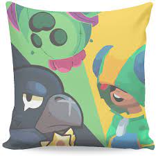 Brawl Stars Mobile Game Legendary Spike Crow Leon Pillow Brawl Stars Brawl Stars Crow Star Mobile