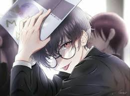 Image of mystic messenger anime chibi love png clipart art black. Anime Boy Anime Boy Hair Anime Glasses Boy Cute Anime Guys